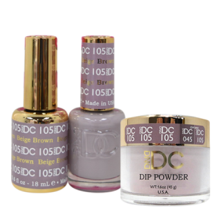 DC 3in1 Dipping Powder + Gel Polish + Nail Lacquer, DC105